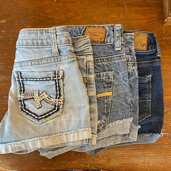 AMERICAN EAGLE Denim Shorts Bundle - Picture 1 of 13